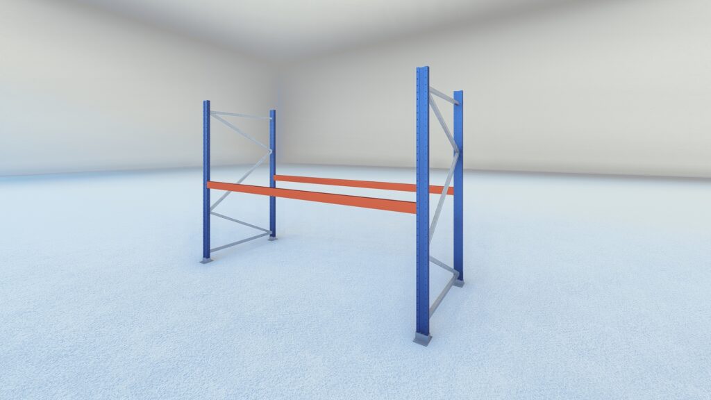 Stow palletstelling 2000mm x 1100mm x 2700mm | 1 niveau | beginsectie | 2750 kg