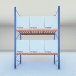 Stow palletstelling 2000mm x 1100mm x 2700mm | 2 niveaus | beginsectie | 2750 kg