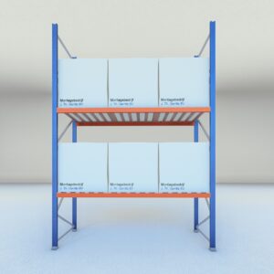 Stow palletstelling 4000mm x 1100mm x 2700mm | 2 niveaus | beginsectie | 2750 kg