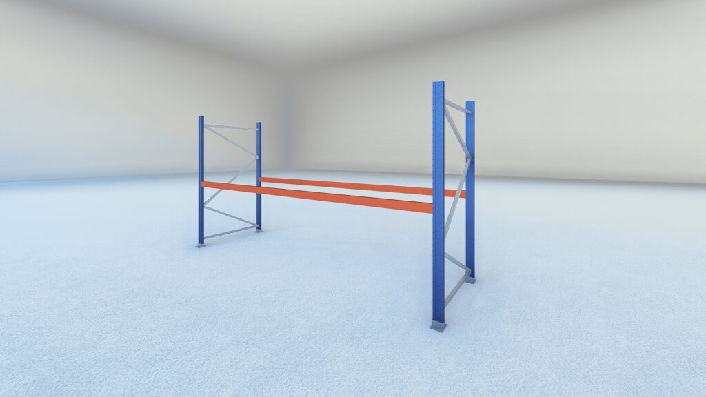 Stow palletstelling 2000mm x 1100mm x 3600mm | 1 niveau | beginsectie | 2500 kg