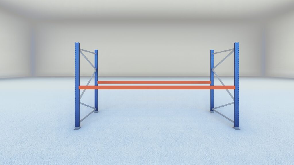 Stow palletstelling 2000mm x 1100mm x 3600mm | 1 niveau | beginsectie | 2500 kg