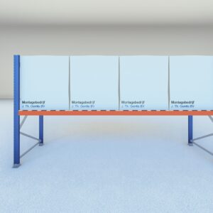 Stow palletstelling 2000mm x 1100mm x 3600mm | 1 niveau | beginsectie | 2500 kg