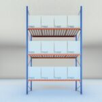 Stow palletstelling 6000mm x 1100mm x 3600mm | 3 niveaus | beginsectie | 2500 kg