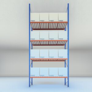 Stow palletstelling 8000mm x 1100mm x 3600mm | 4 niveaus | beginsectie | 2500 kg