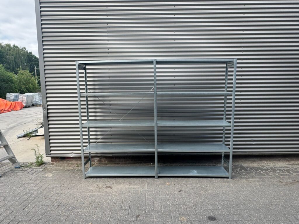 Gebruikte legbordstelling aanbouwsectie 2000 x 1240 x 360 mm