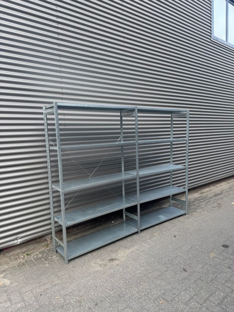 Gebruikte legbordstelling aanbouwsectie 2000 x 1240 x 360 mm