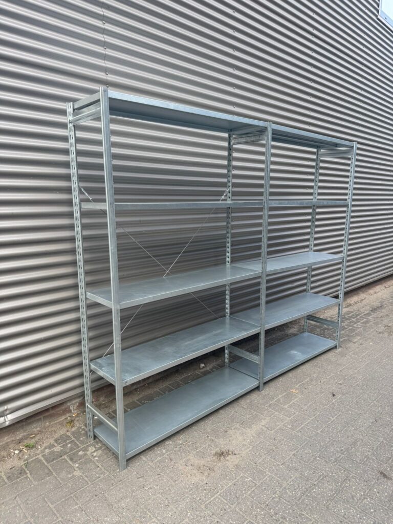 Gebruikte legbordstelling aanbouwsectie 2000 x 1240 x 360 mm