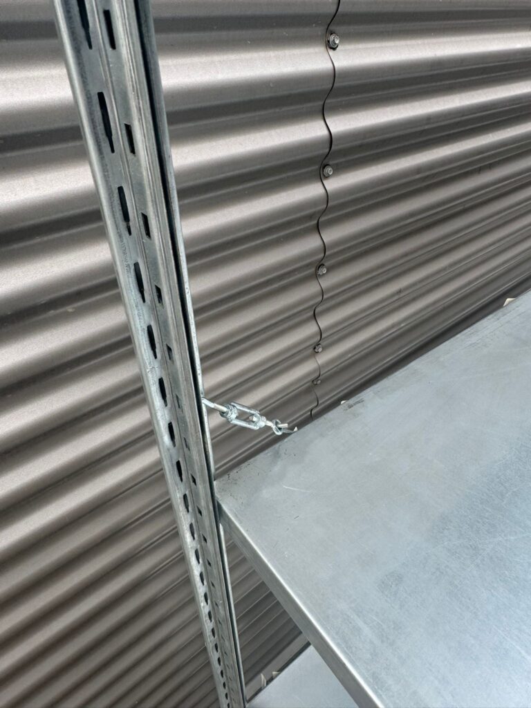 Gebruikte legbordstelling aanbouwsectie 2000 x 1240 x 360 mm