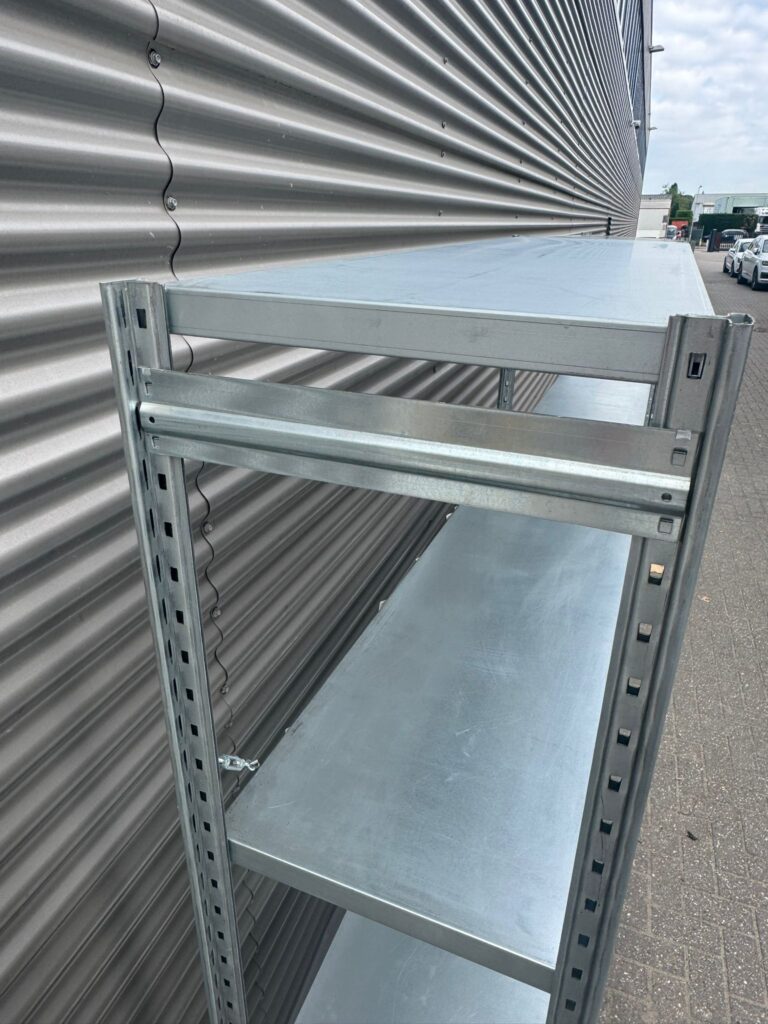 Gebruikte legbordstelling aanbouwsectie 2000 x 1240 x 360 mm