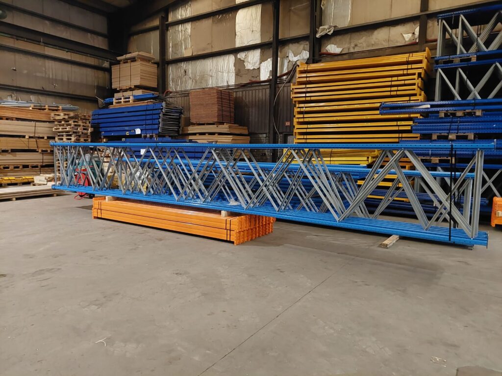 Voordeelpartij gebruikte Stow palletstelling 8750 x 1100 x 3600mm 96 palletplaatsen