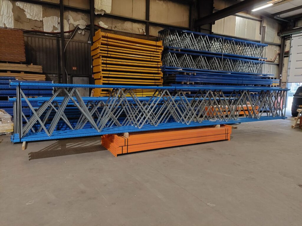Voordeelpartij gebruikte Stow palletstelling 8750 x 1100 x 3600mm 96 palletplaatsen