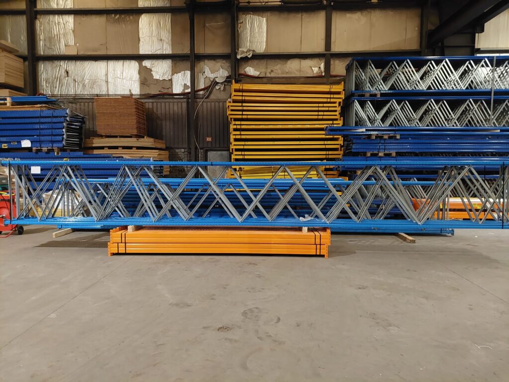 Voordeelpartij gebruikte Stow palletstelling 8750 x 1100 x 3600mm 96 palletplaatsen